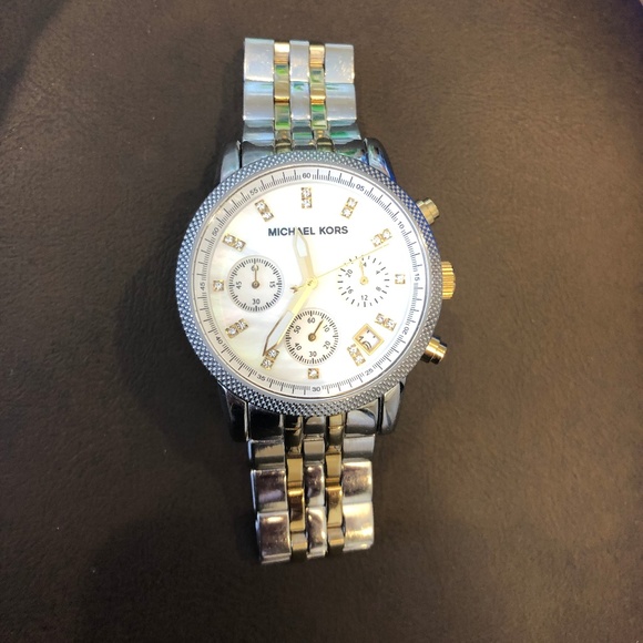 2 Tone Michael Kors Watch Factory Sale 